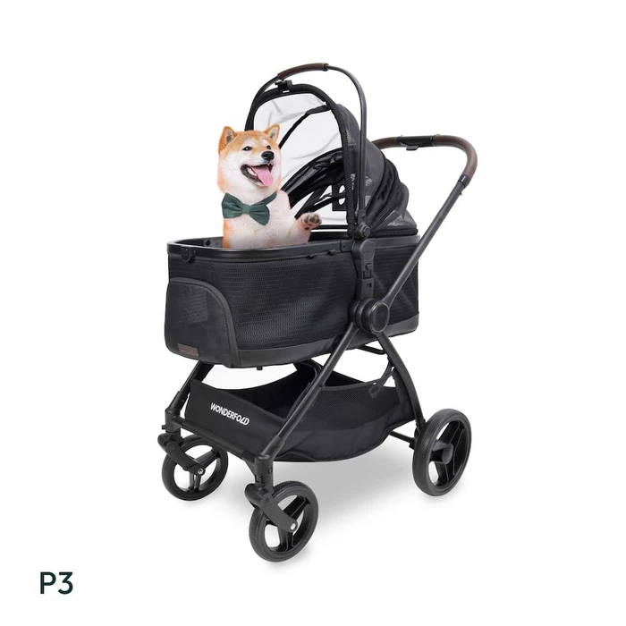 Wonderfold P3 Tier Transportwagen für mittlere Tiere / Hunde Buggy Wonderfold P3 Tier Transportwagen für mittlere Tiere / Hunde Buggy