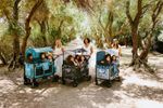 Wonderfold W4 Luxe Pro Kinderwagen für 4 Kinder / Bollerwagen Van Gogh Edition