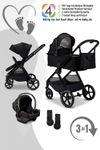 Moon Aura Set mit Cosmo 2.0 3in1 Kinderwagenset