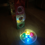 Cleverclixx Ball Run Dazzling Lights Pack Intense / Magnetstein - Kugelbahn