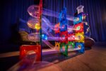 Cleverclixx Ball Run Dazzling Lights Pack Intense / Magnetstein - Kugelbahn