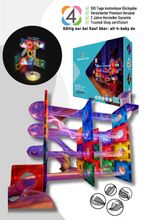 Cleverclixx Ball Run Dazzling Lights Pack Intense / Magnetstein - Kugelbahn