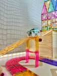 Cleverclixx Large Race Track Pastel / Magnetstein-Bausatz - 80 Teile