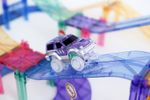 Cleverclixx Large Race Track Pastel / Magnetstein-Bausatz - 80 Teile