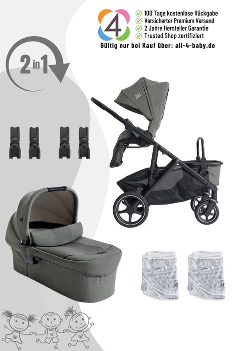 Joie Signature Versiti™ Geschwisterwagen inkl. Ramble™ XL