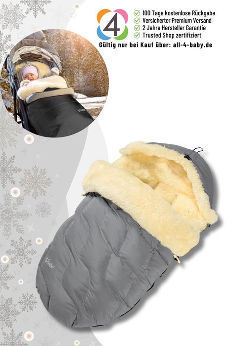 Fellhof Kinderwagenfellsack Winterberg / Fußsack