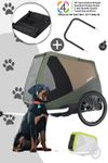 Croozer Dog Tammo Happy Walk inkl. Regenverdeck, Packfach u.Buggy-Set