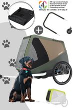 Croozer Dog Tammo Happy Walk inkl. Regenverdeck, Packfach u.Buggy-Set