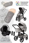 Moon Resea 2.0 Komkinderwagen 3in1- Cosmo 2.0, Fußsack u. Handmuff