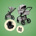 Moon Resea 2.0 Komkinderwagen 3in1- Cosmo 2.0, Fußsack u. Handmuff