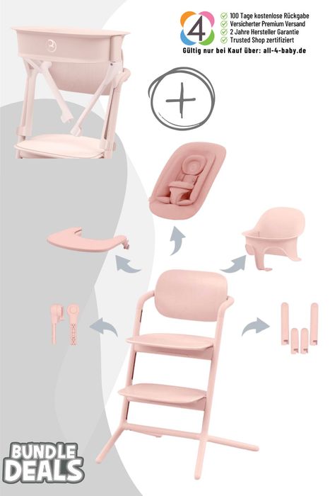 Cybex Lemo 5in1 Set Kinderhochstuhl inkl. LemoTower