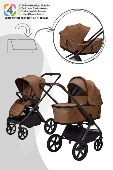 Moon Gio Fold Kombikinderwagen / 2in1 Kinderwagen