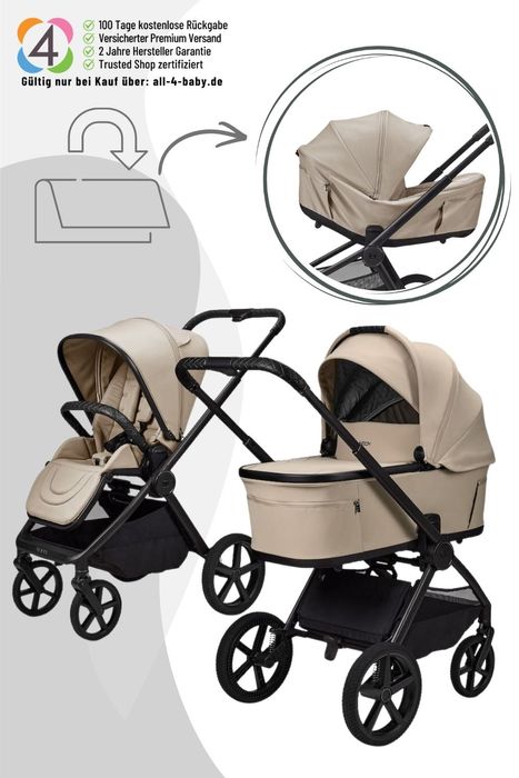 Moon Gio Fold Kombikinderwagen / 2in1 Kinderwagen