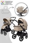 Moon Gio Fold Kombikinderwagen / 2in1 Kinderwagen