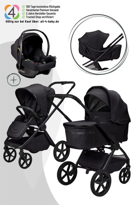 Moon Gio Fold Kombikinderwagen inkl. Cosmo 2.0 / 3in1 Kinderwagen