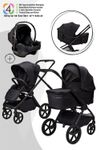 Moon Gio Fold Kombikinderwagen inkl. Cosmo 2.0 / 3in1 Kinderwagen