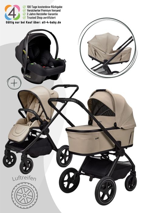 Moon Gio Fold Air Kombikinderwagen inkl. Cosmo 2.0
