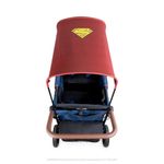 Wonderfold W4 Luxe Pro Kinderwagen für 4 Kinder / Bollerwagen Superman Edition