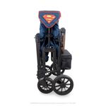 Wonderfold W4 Luxe Pro Kinderwagen für 4 Kinder / Bollerwagen Superman Edition