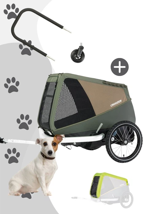 Croozer Dog Enna Flex & Go Bundle (inkl. Buggyset und Regenverdeck) Croozer Dog Enna Flex & Go Bundle (inkl. Buggyset und Regenverdeck)