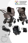 ABC Design Salsa 5 Air All in One Set + Isofix Base Root