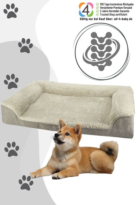Nobby Pet CALBU Orthopädisches Sofa eckig (100 x 65 x 19 cm)