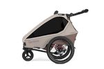 Qeridoo Kidgoo 2 Pro Gen 2 - Kinderfahrradanhänger für 2 Kinder