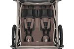Qeridoo Kidgoo 2 Pro Gen 2 - Kinderfahrradanhänger für 2 Kinder