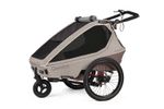 Qeridoo Kidgoo 2 Pro Gen 2 - Kinderfahrradanhänger für 2 Kinder