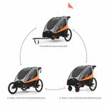 Kinderkraft Nava 3in1 Fahrradanhänger für 2 Kinder