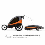 Kinderkraft Nava 3in1 Fahrradanhänger für 2 Kinder