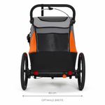 Kinderkraft Nava 3in1 Fahrradanhänger für 2 Kinder