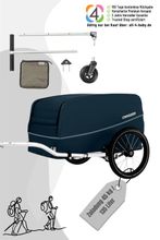 Croozer Cargo Tuure Ride & Wander Bundle Blueberry Blue