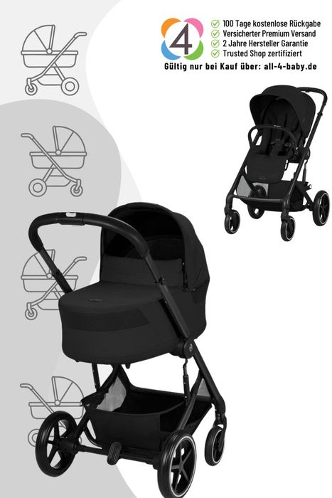 Cybex Balios S Lux Kinderwagen inkl. Cot S LUX Babywanne - Kollektion 2026/2027