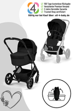Cybex Balios S Lux Mod. 2027 mit Fold Cot, Kinderwagen inkl. faltbarer Babywanne