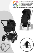 Cybex Talos S Lux Mod. 2027 mit Fold Cot, Kinderwagen inkl. faltbarer Babywanne