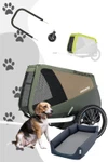 Croozer Dog Enna Sleep & Go Bundle (inkl. Buggyset, Regenverdeck und Hundebett)