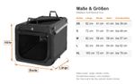 Maelson Soft Kennel Evo faltbare Hundebox in 5 Größen, schwarz