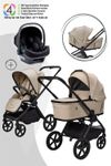 Moon Gio Fold Kombikinderwagen inkl. LOLA Babyschale / 3in1 Kinderwagen