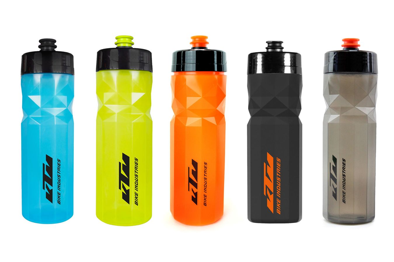 Paket] KTM Fahrrad Flasche Trinkflasche Bottle Team 700ml auslaufsicher BPA-frei, Farbwahl + Bisomo Sticker