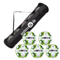 Ballset DERBYSTAR Spielball - BRILLANT APS Futsal inkl. Ballsack