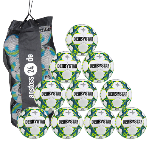 Ballset DERBYSTAR Trainingsball - STRATOS TT Futsal inkl. Ballsack