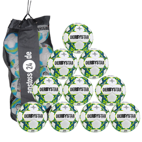 Ballset DERBYSTAR Trainingsball - STRATOS TT Futsal inkl. Ballsack