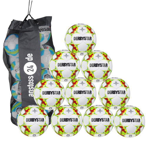 Ballset DERBYSTAR Trainingsball - APUS TT Futsal inkl. Ballsack