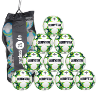Ballset DERBYSTAR Trainingsball - BRILLANT TT Futsal inkl. Ballsack 
