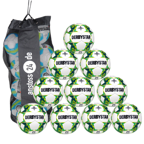 Ballset DERBYSTAR Trainingsball - BRILLANT TT Futsal inkl. Ballsack 