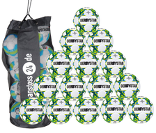 Ballset DERBYSTAR Jugendball - STRATOS LIGHT Futsal inkl. Ballsack