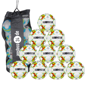 Ballset DERBYSTAR Jugendball - APUS LIGHT Futsal inkl. Ballsack