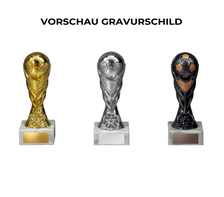 Minipokal "Striker" mit Sockel 