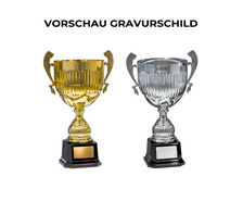 Pokal "Winger" mit Sockel 